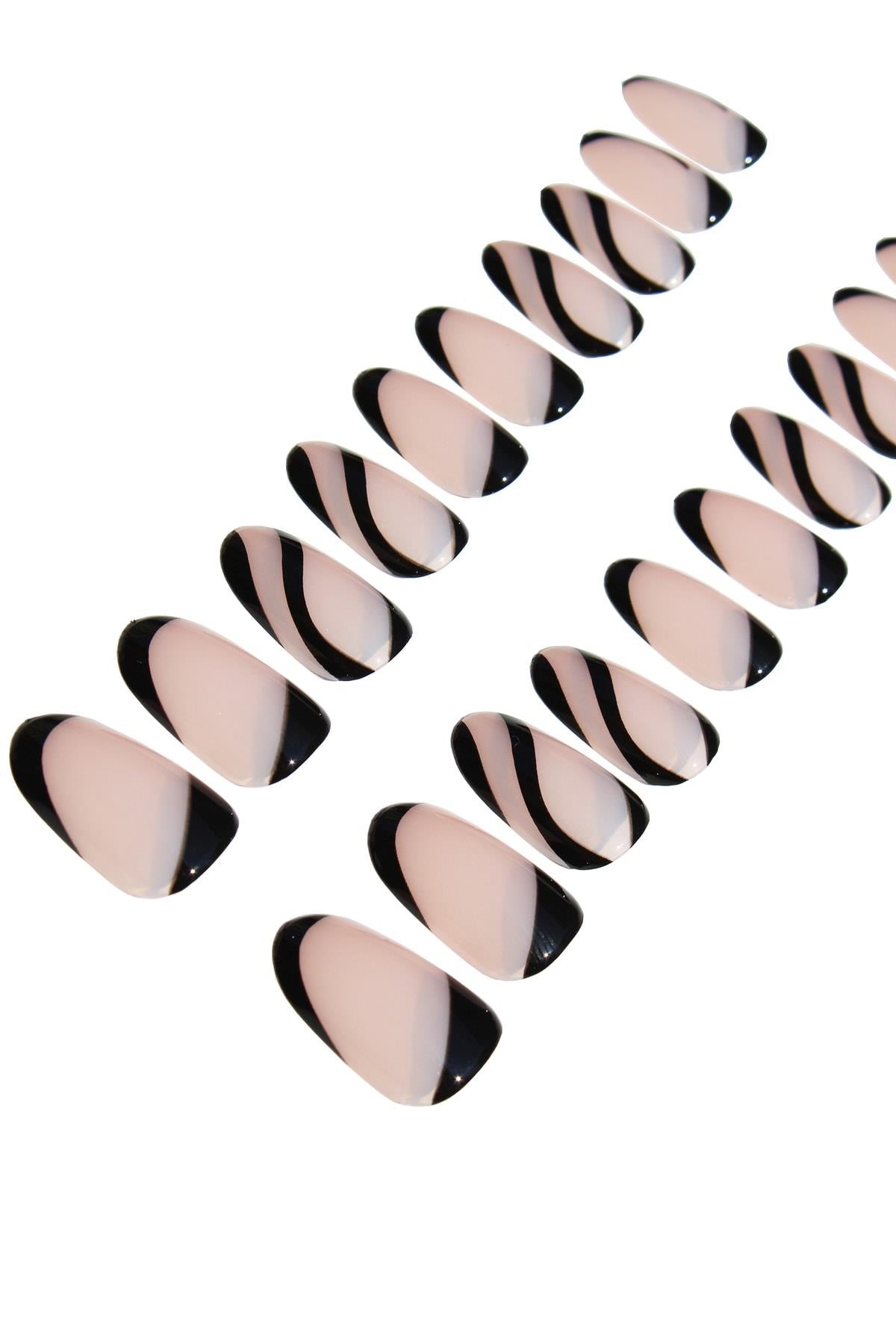 POP Beauty-Takma Tırnak Seti & Zararsız Yapıştırıcı-Takma Tırnak ve Aksesuarları-2-Milagron.com