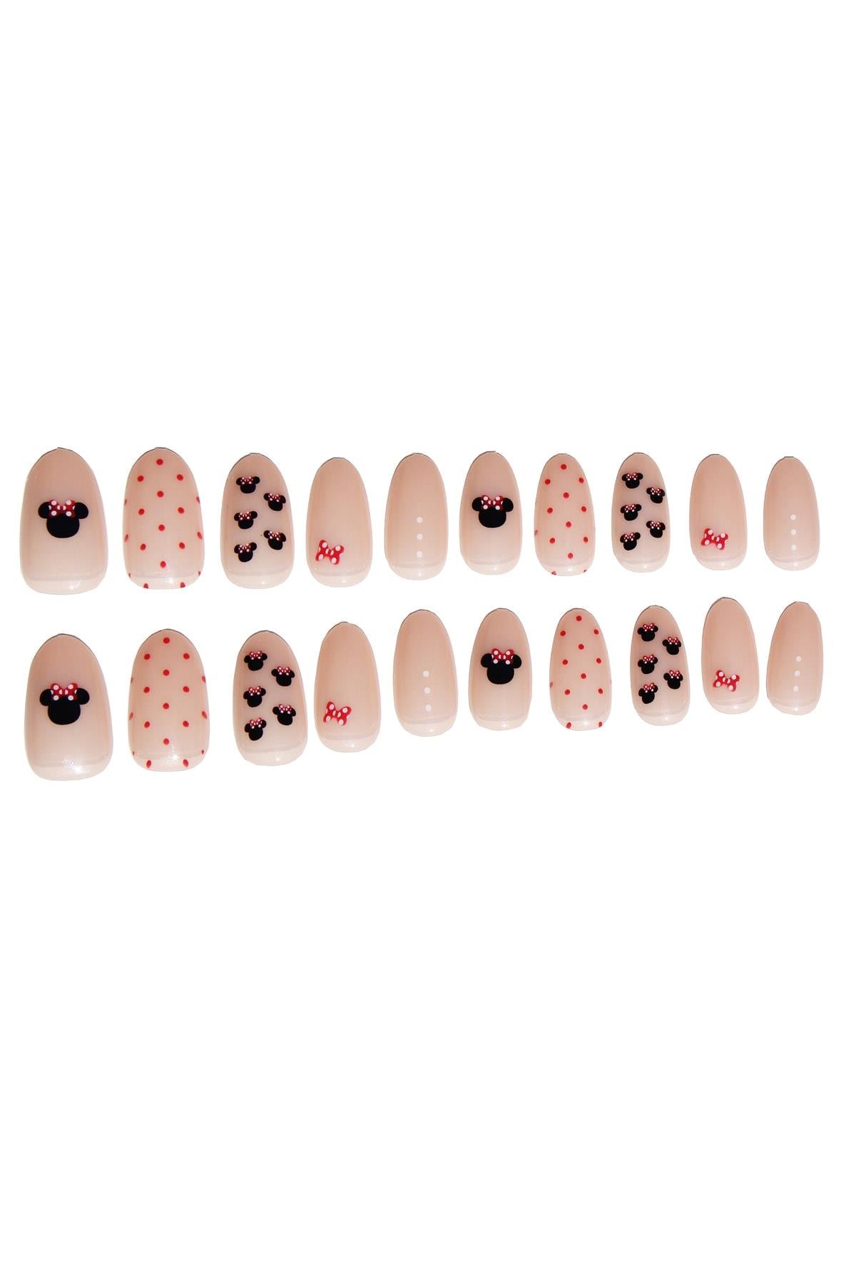 POP Beauty-Takma Tırnak Seti & Zararsız Yapıştırıcı-Takma Tırnak ve Aksesuarları-2-Milagron.com