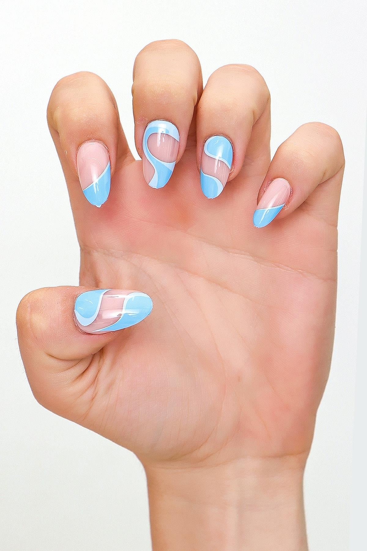 POP Beauty-Takma Tırnak Seti & Zararsız Yapıştırıcı-Takma Tırnak ve Aksesuarları-3-Milagron.com