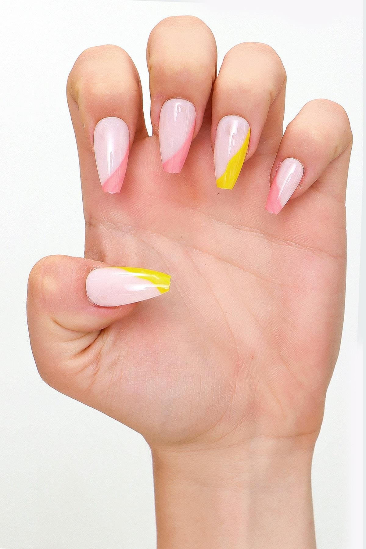 POP Beauty-Takma Tırnak Seti & Zararsız Yapıştırıcı-Takma Tırnak ve Aksesuarları-3-Milagron.com