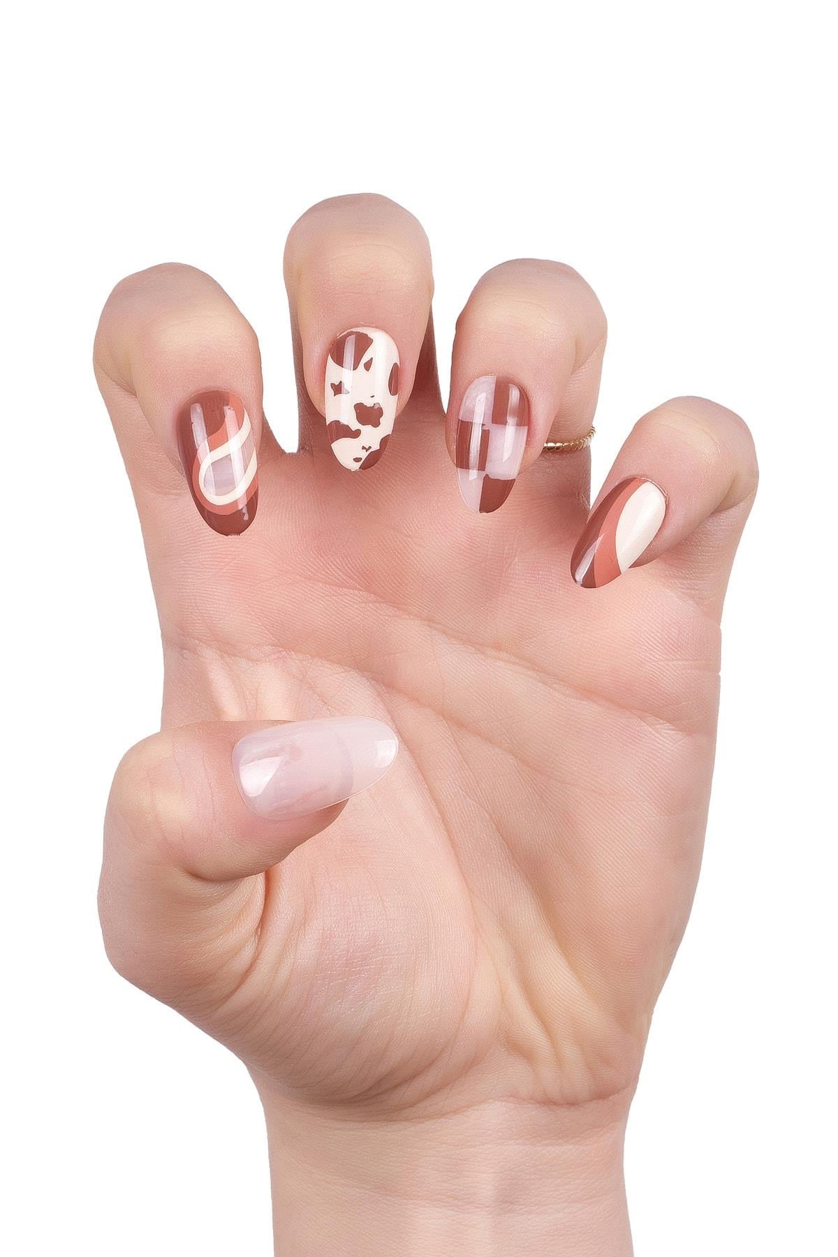 POP Beauty-Takma Tırnak Seti & Zararsız Yapıştırıcı-Takma Tırnak ve Aksesuarları-3-Milagron.com