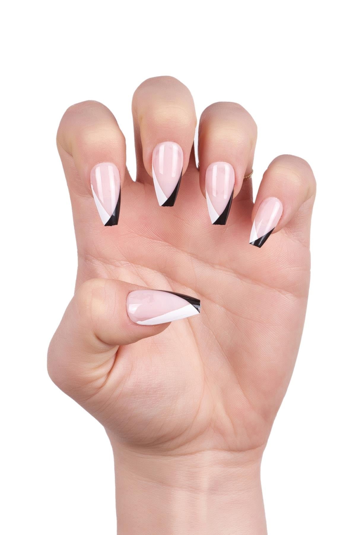 POP Beauty-Takma Tırnak Seti & Zararsız Yapıştırıcı-Takma Tırnak ve Aksesuarları-3-Milagron.com