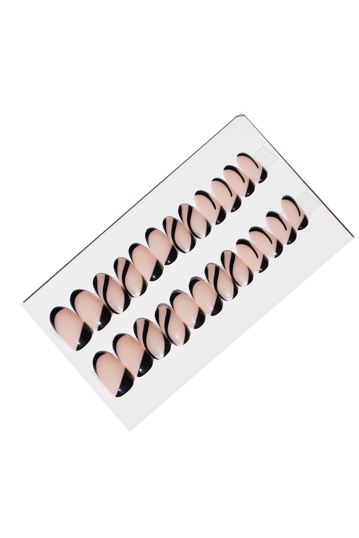 POP Beauty-Takma Tırnak Seti & Zararsız Yapıştırıcı-Takma Tırnak ve Aksesuarları-4-Milagron.com