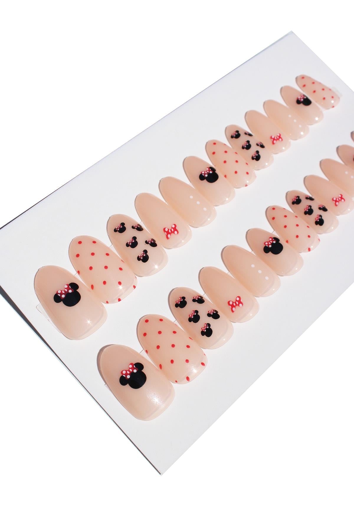 POP Beauty-Takma Tırnak Seti & Zararsız Yapıştırıcı-Takma Tırnak ve Aksesuarları-5-Milagron.com