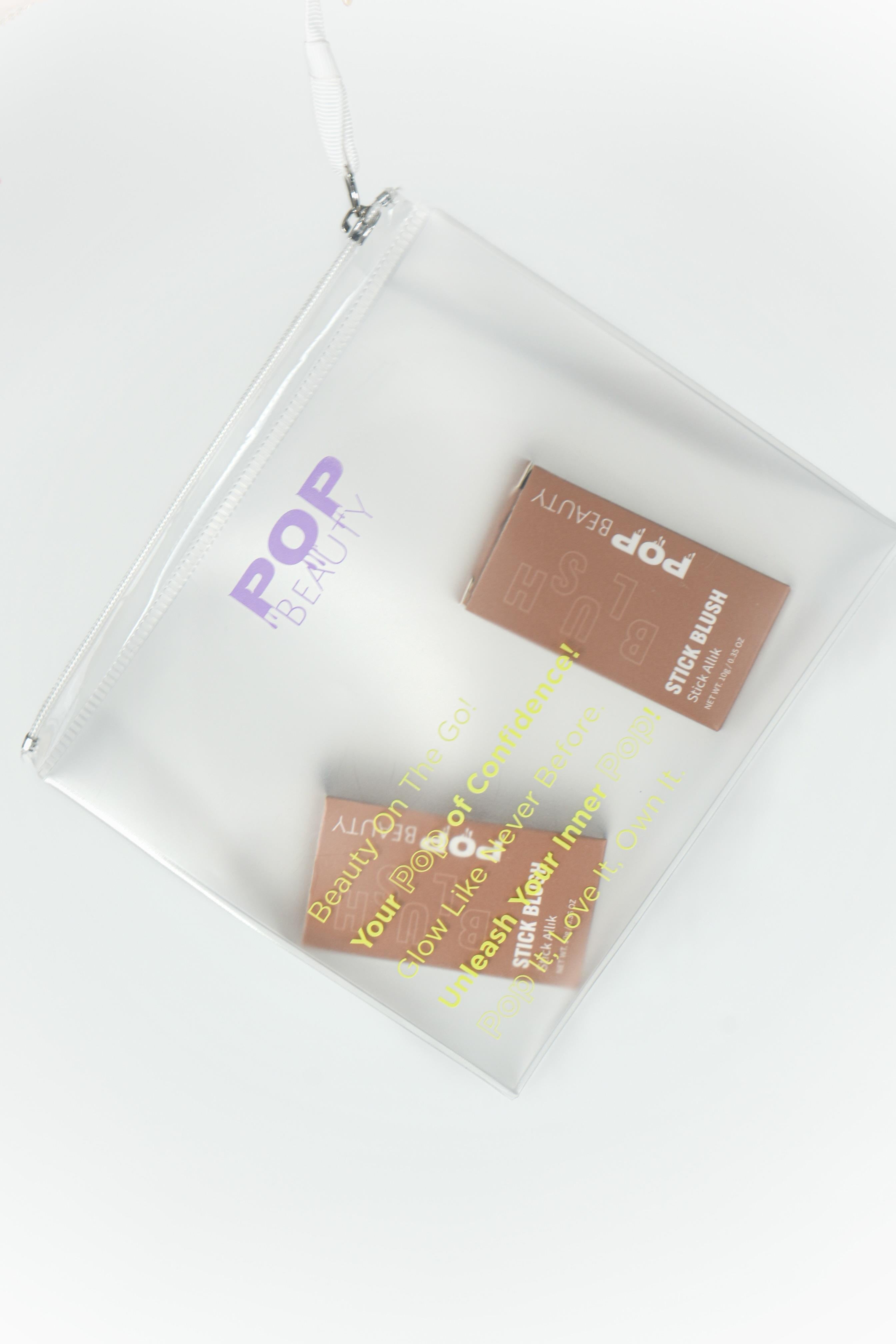 POP Beauty-Yanak Ve Dudak Renklendirici Stick Allık Seti - 2 Renk Allık Ve Makyaj Çantası-Makyaj Seti-2-Milagron.com