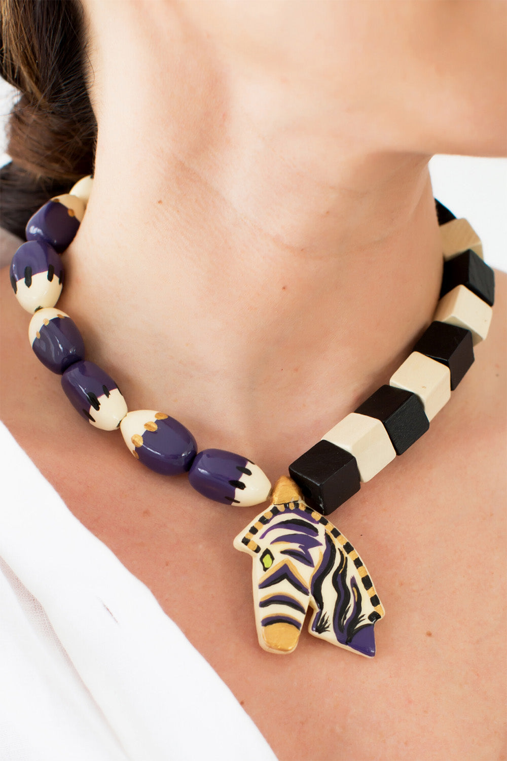 Paanui-Jungle Drum Zebra-Kolye-3-Milagron.com