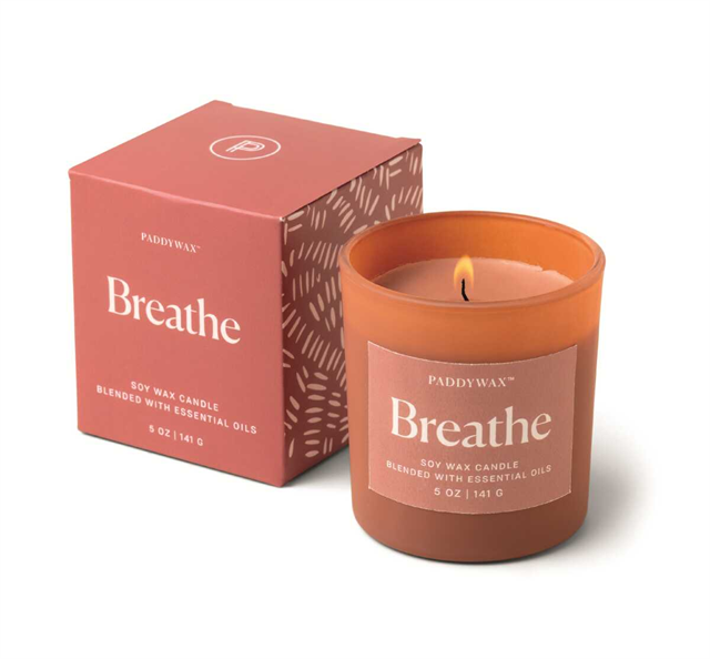 Paddywax - Kırmızı Cam Vazo Breathe 141Gr