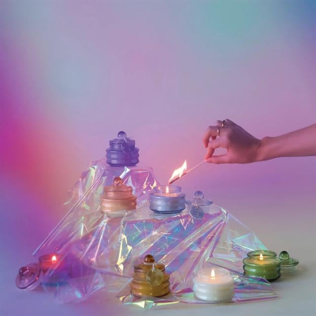 Paddywax-Paddywax Beam Ivory Small Glass Vessel Mum Cotton And Teak 85 Gr.-Mum-5-Milagron.com