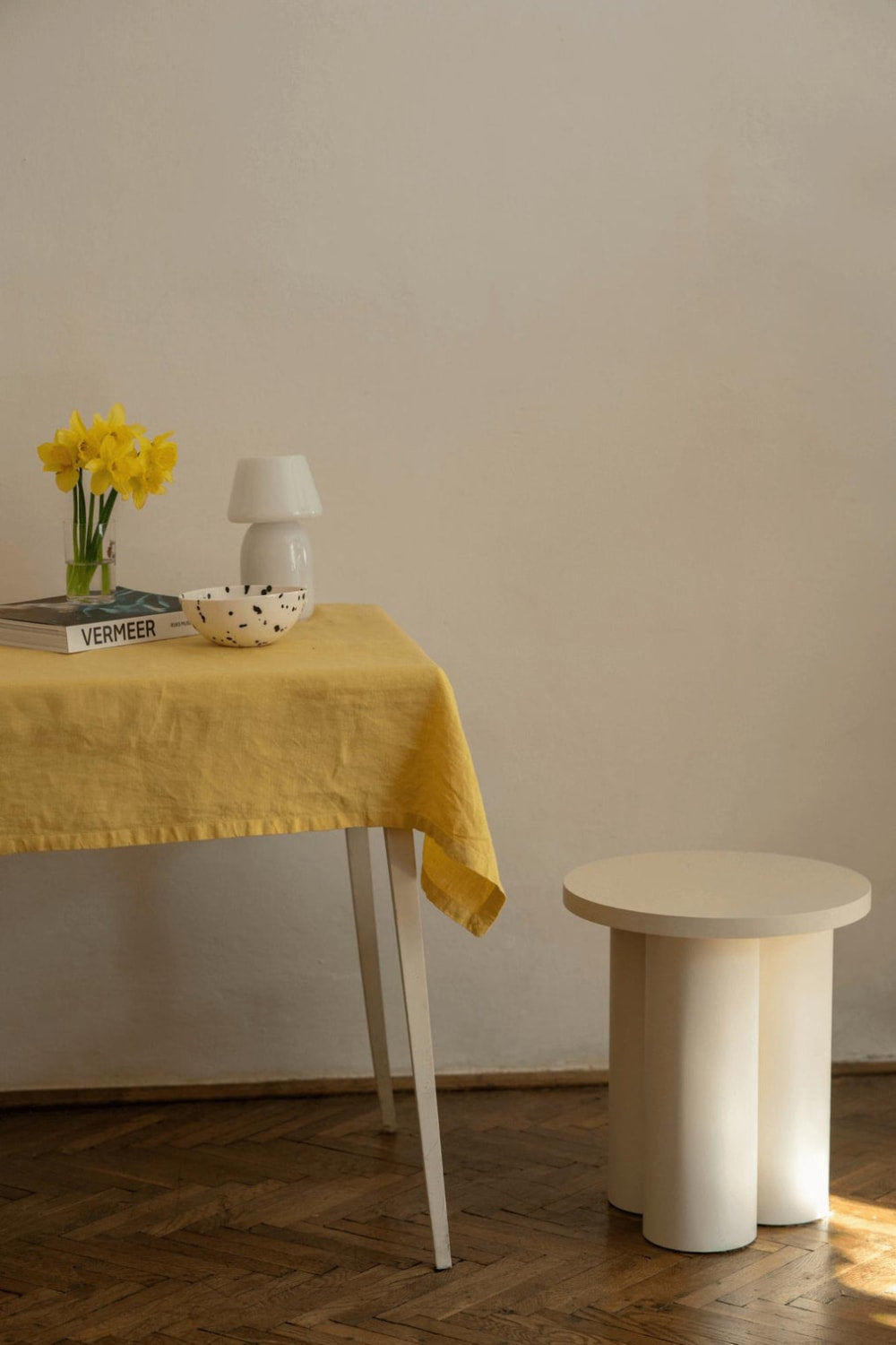 Paledin Design-Trio Yan Sehpa - Beyaz-Sehpa-5-Milagron.com