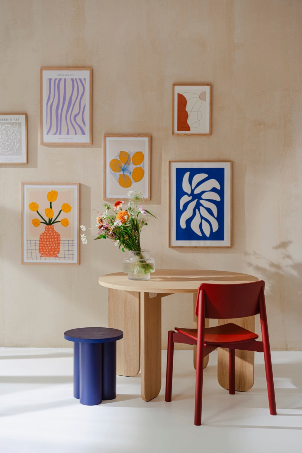 Paledin Design-Trio Yan Sehpa - Mavi-Sehpa-3-Milagron.com