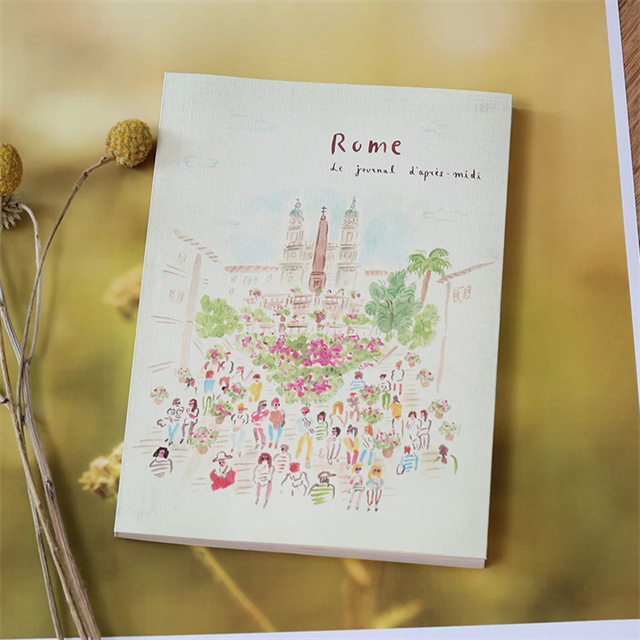 Pansy Daisy L'Après Travel Journal Seyahat Günlüğü Defteri - Rome