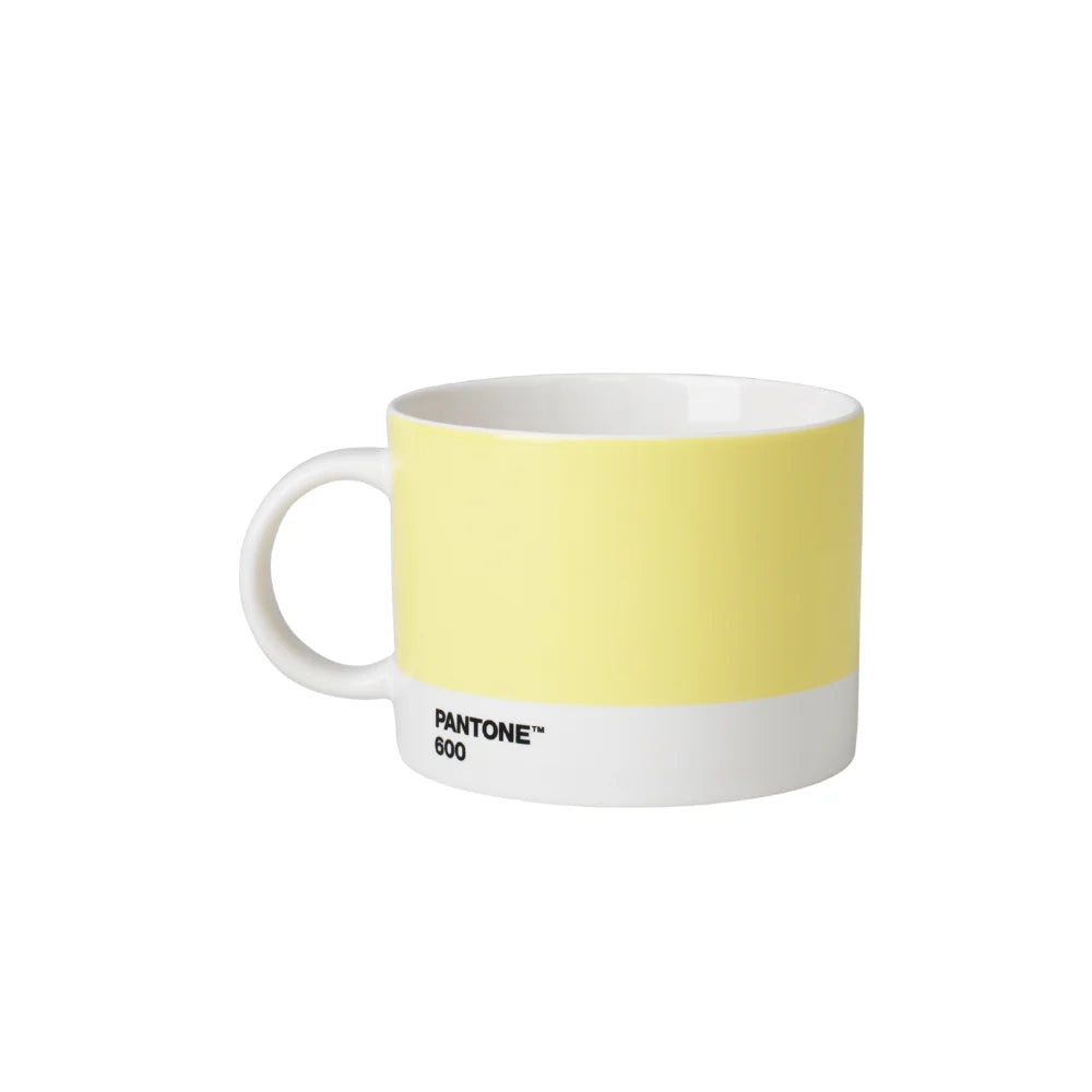 Pantone 600 Sarı Porselen Çay Fincanı