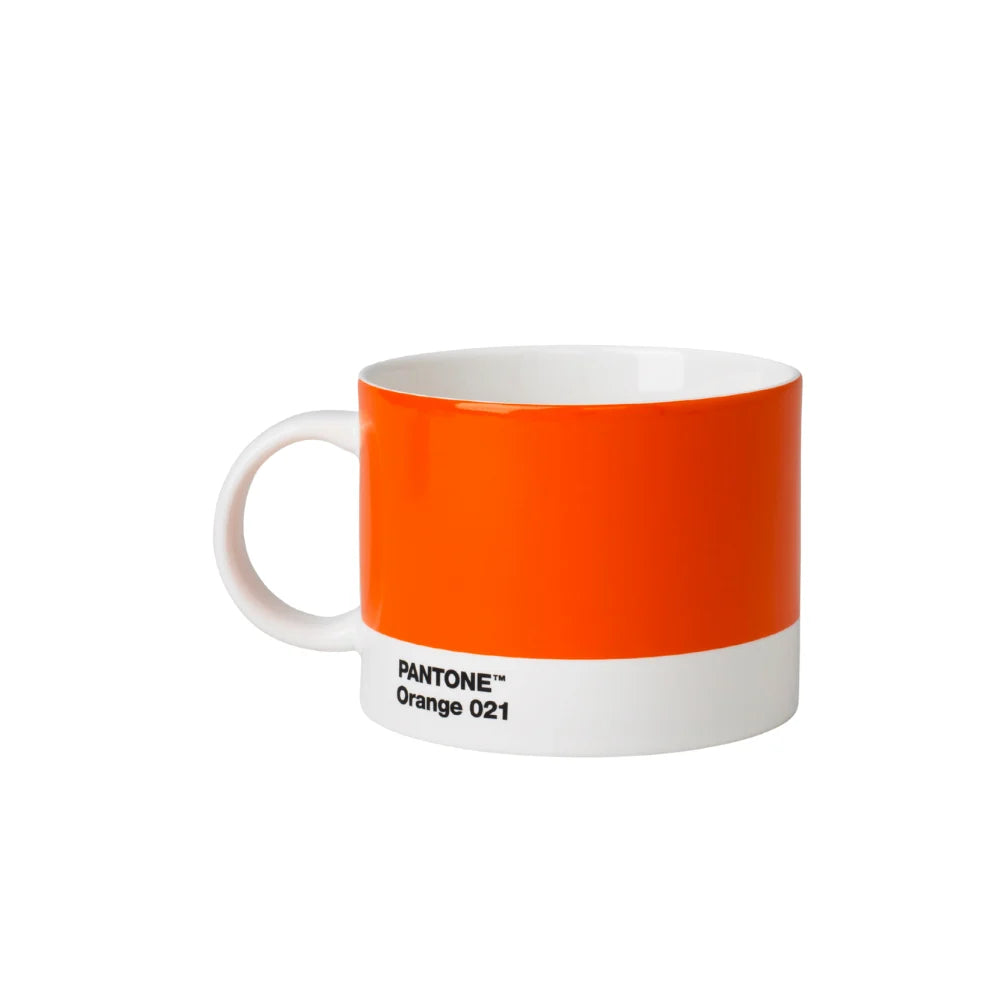 Pantone Orange 021 Turuncu Porselen Çay Fincanı