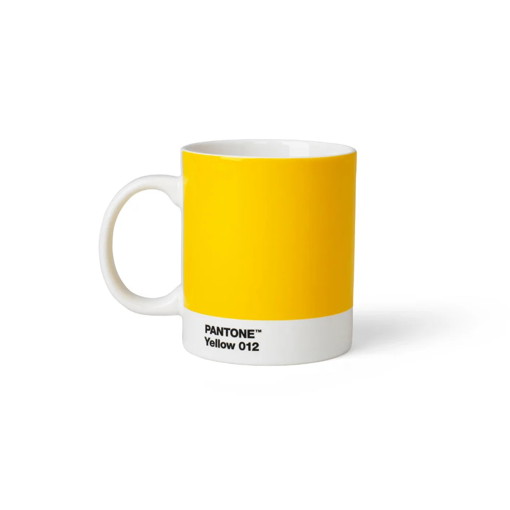 Pantone Yellow 012 Sarı Porselen Kupa