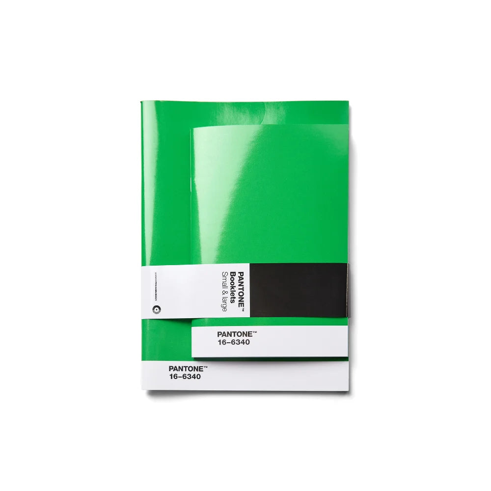 Pantone 16-6340 Yeşil İkili Noktalı Defter Seti