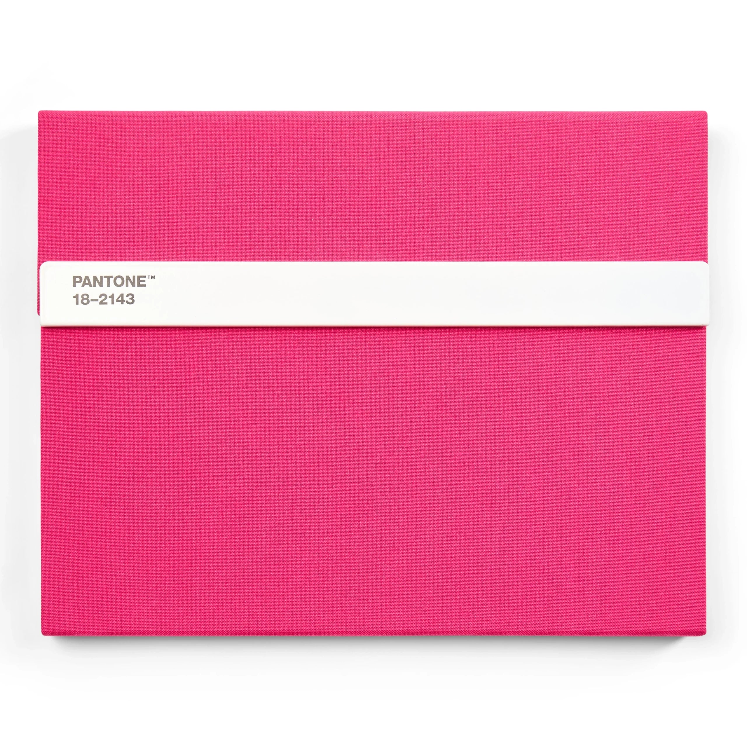 Pantone 18-2143 Koyu Pembe Sert Kapaklı Çizgisiz Not Defteri Ve Kalem