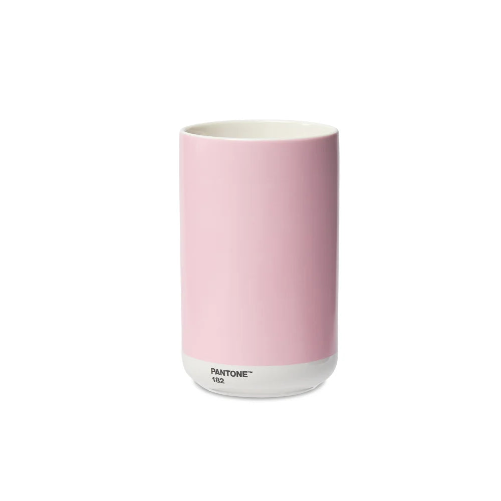 Pantone 182 Pembe Porselen Vazo + Hediye Kutusu