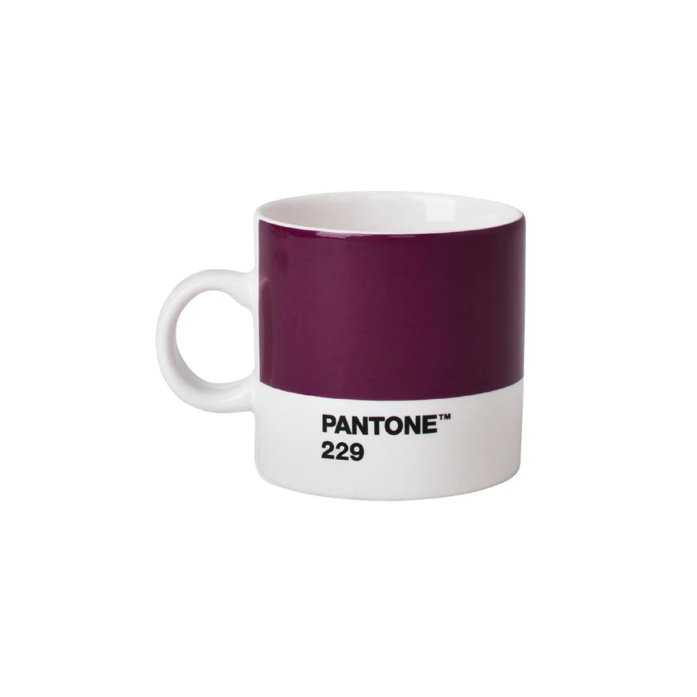 Pantone 229 Koyu Mor Porselen Espresso Fincanı