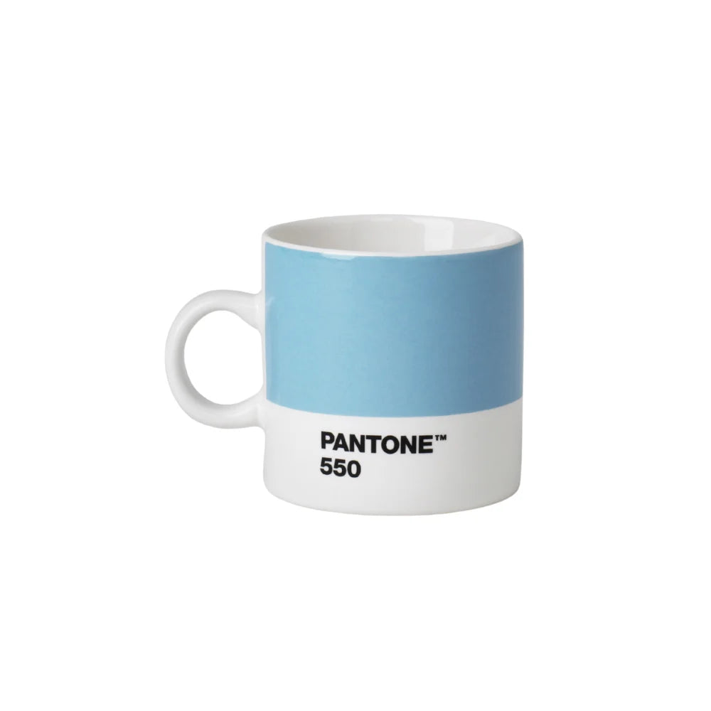 Pantone 550 Açık Mavi Porselen Espresso Fincanı