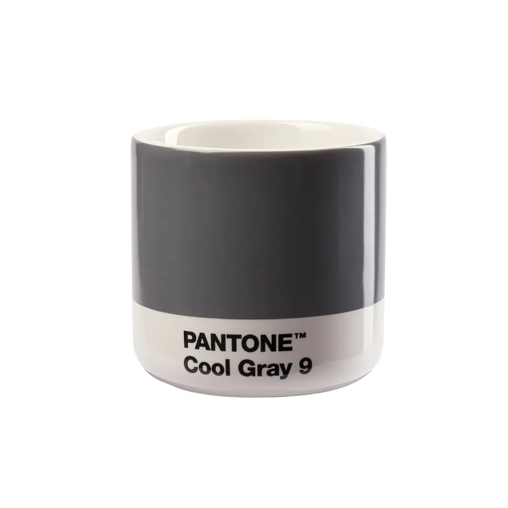 Pantone Cool Gray 9 Gri Porselen Macchiato Mug