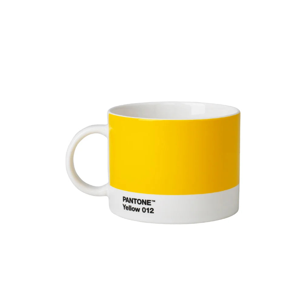 Pantone Yellow 012 Sarı Porselen Çay Fincanı