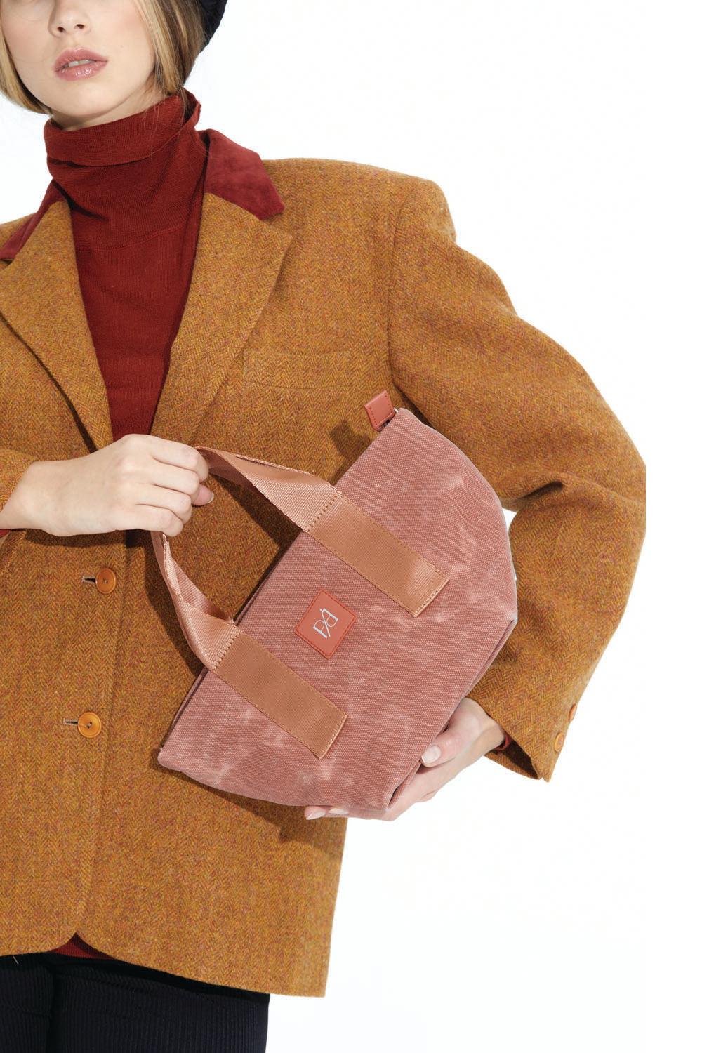 Pap Atelier-Japanese Tote Çanta (Kiremit)-Omuz Çantası-3-Milagron.com