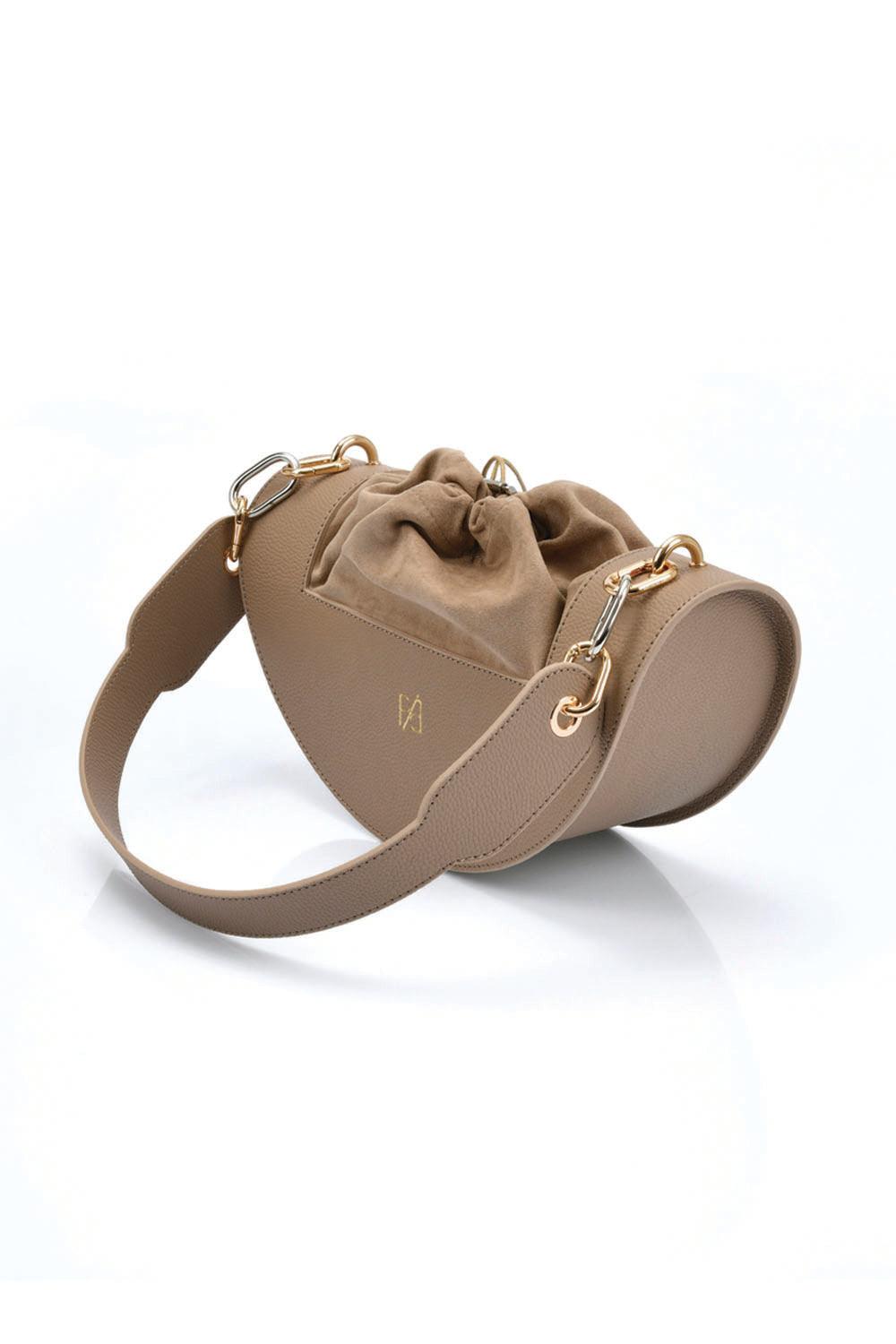 Pap Atelier-Monami Omuz Çantası (Mocha)-Omuz Çantası-2-Milagron.com