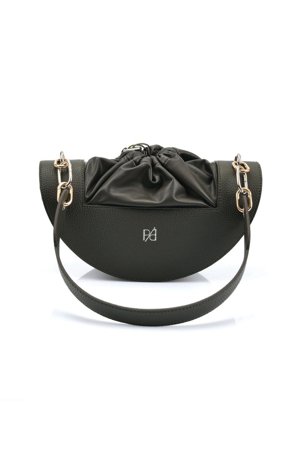 Pap Atelier-Monami Omuz Çantası (Nefti Yeşil)-Omuz Çantası-2-Milagron.com