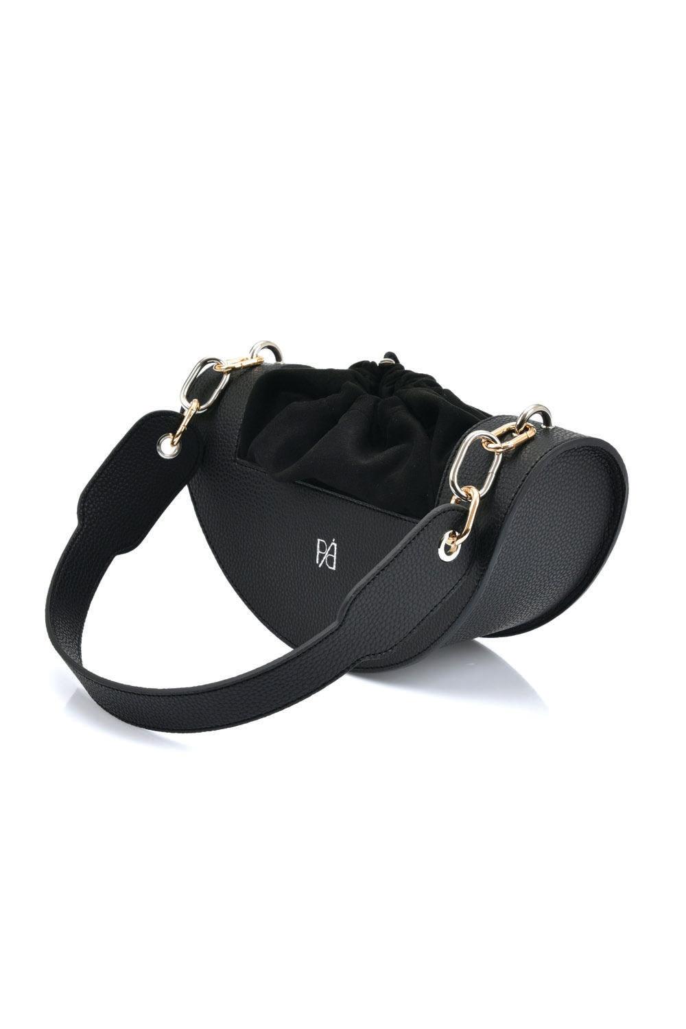 Pap Atelier-Monami Omuz Çantası (Siyah)-Omuz Çantası-1-Milagron.com