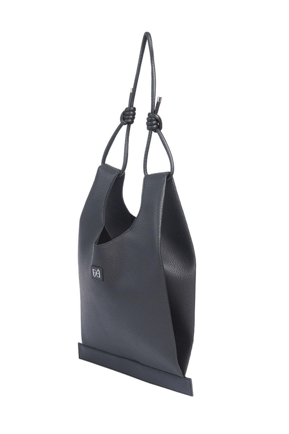 Pap Atelier-Shopper Çanta (Siyah)-Omuz Çantası-2-Milagron.com