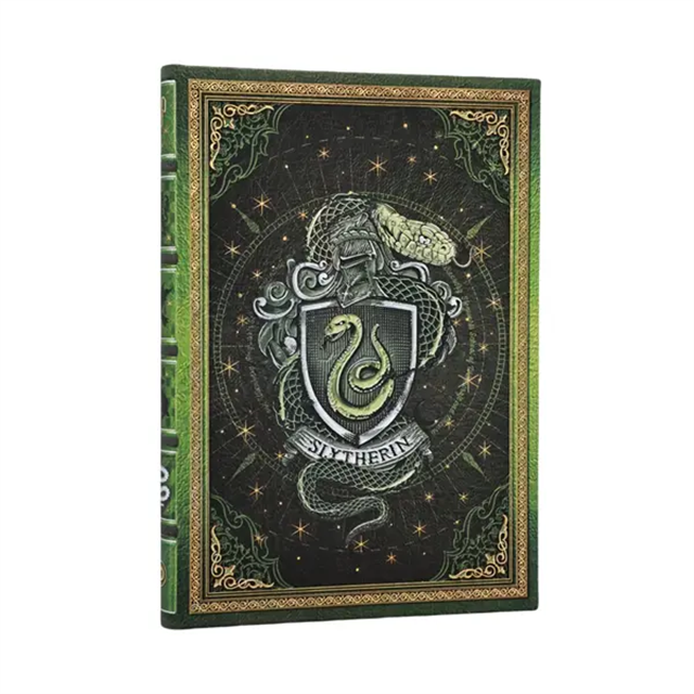 Paperblanks-Harry Potter Collection Slytherin Journal Sert Kapak 13x18 Çizgili Defter Pbd6513-Çizgili-1-Milagron.com