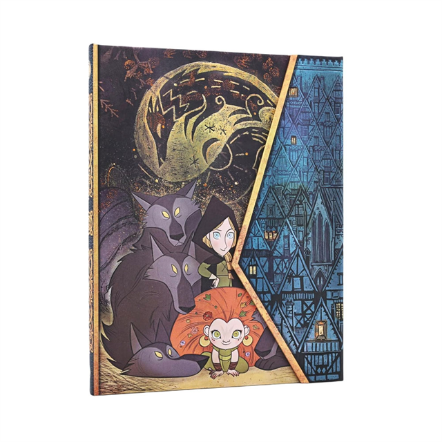 Paperblanks-Wolf Walkers Sert Kapak 18x23 Çizgisiz Defter Pb9970 3-Çizgisiz-1-Milagron.com