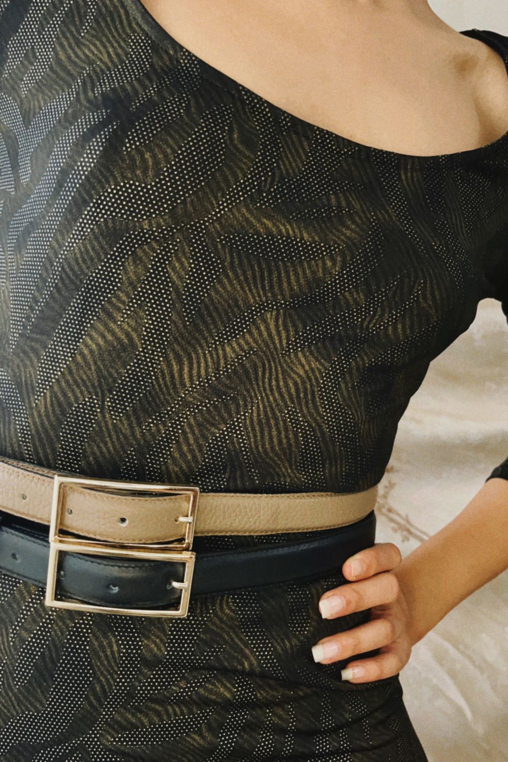 Bej Deri Kemer – 2.5 Cm - 4