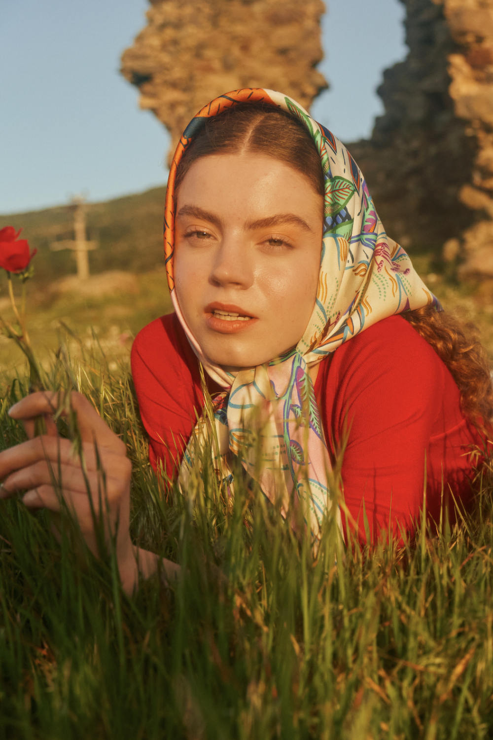 Parrmuse-İpek Fular - Eros & Psykhe-Şal & Fular-5-Milagron.com