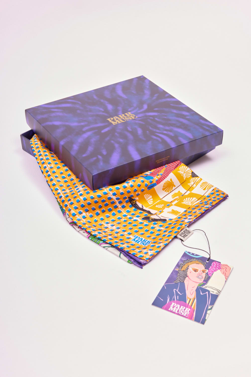 Parrmuse-İpek Fular - Hera & Rakipleri-Şal & Fular-5-Milagron.com