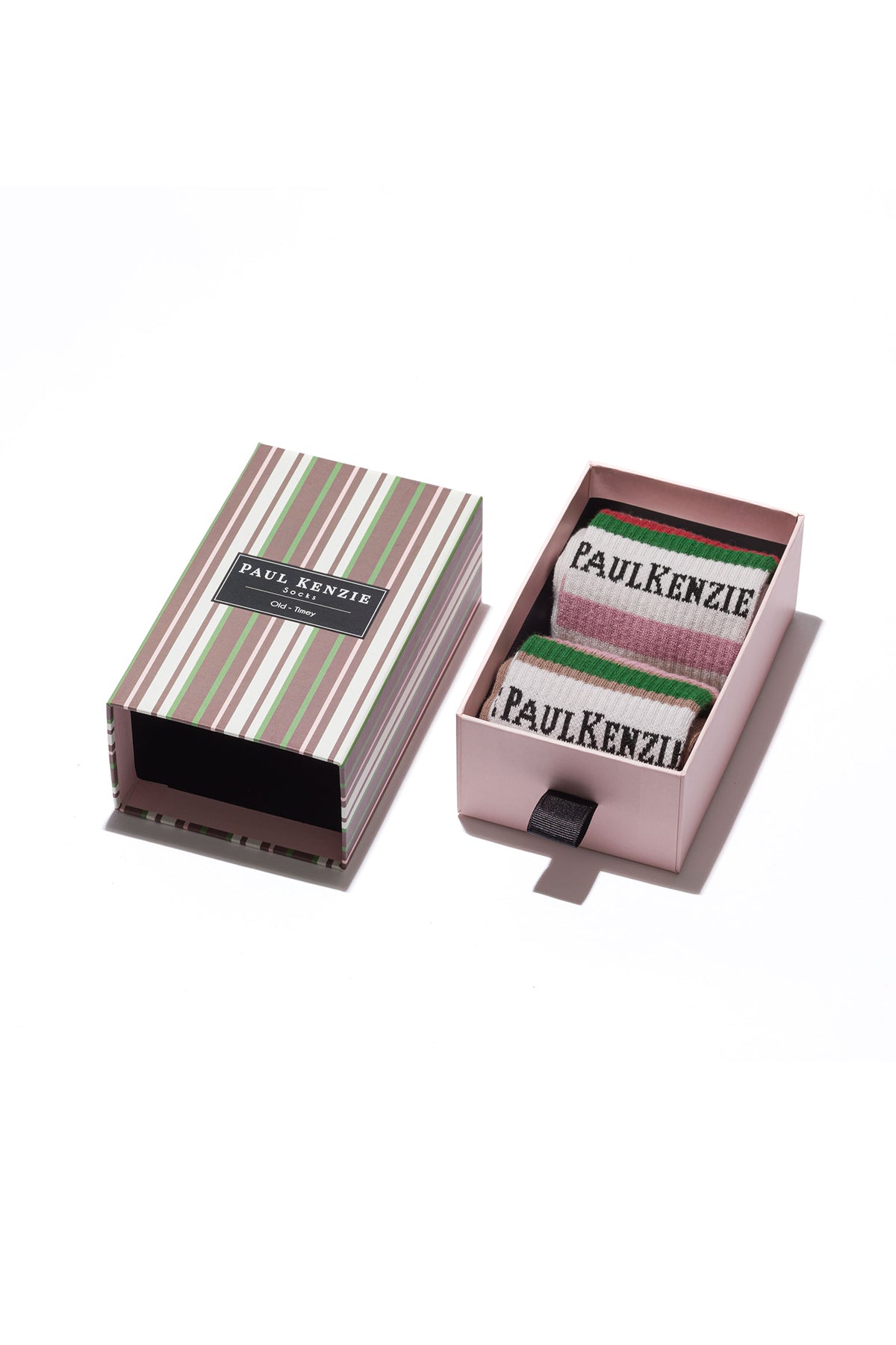 Paul Kenzie-2'li Desenli Unisex Çorap Vintage Collection Old Timey-Çorap-1-Milagron.com