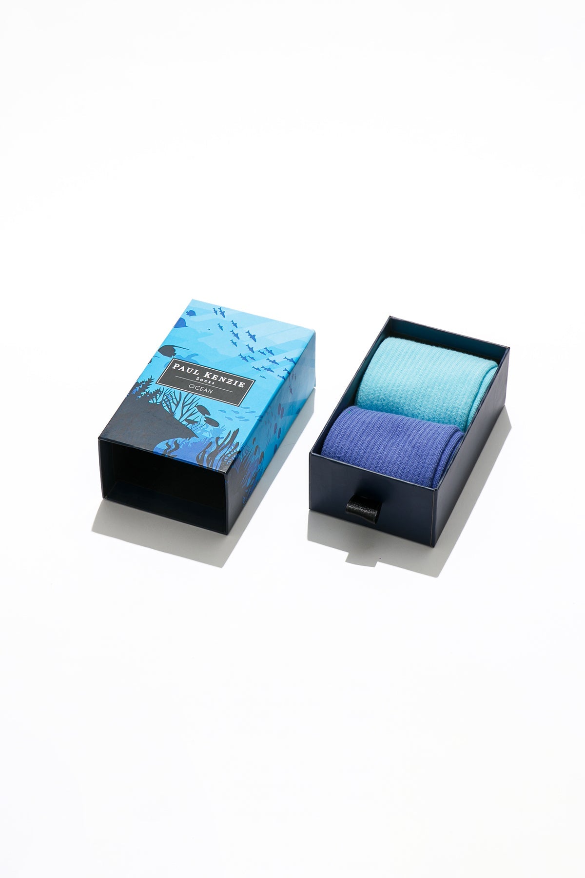 Paul Kenzie-2'li Nakış Logolu Unisex Çorap Eco Characters Ocean-Çorap-1-Milagron.com