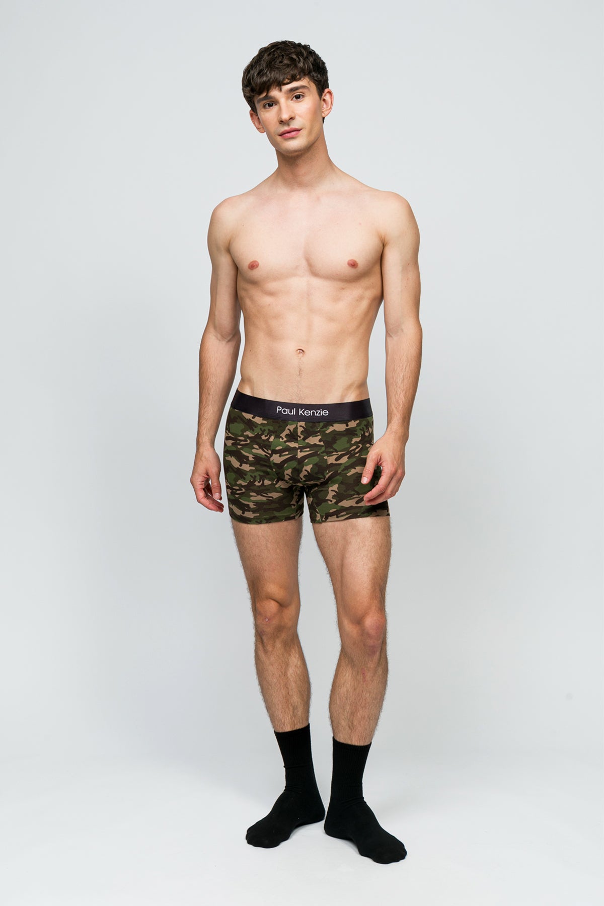 Paul Kenzie-3'lü Erkek Boxer Camo-3-Milagron.com