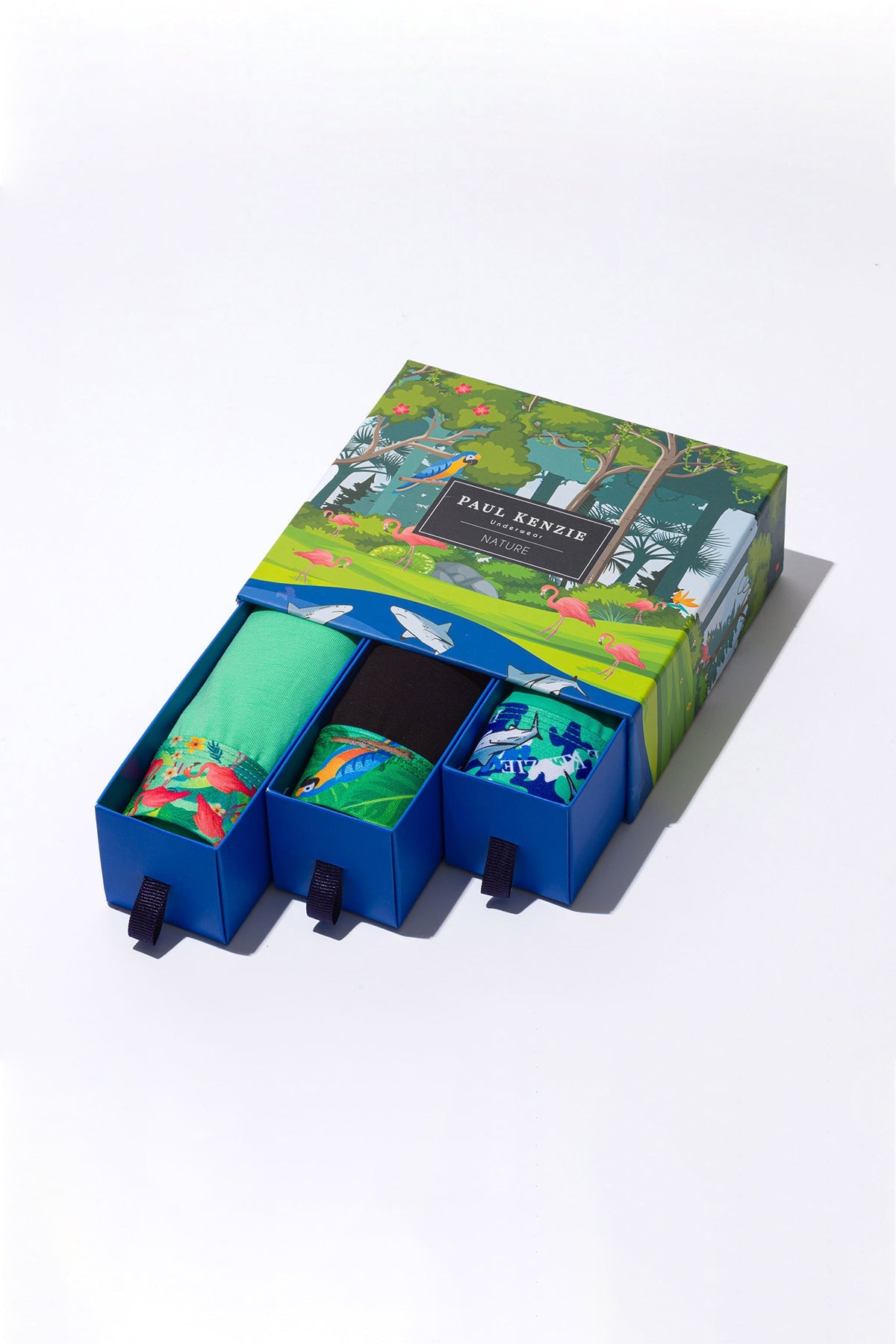 Paul Kenzie-3'lü Erkek Boxer Comfort Flex Nature-Boxer-1-Milagron.com