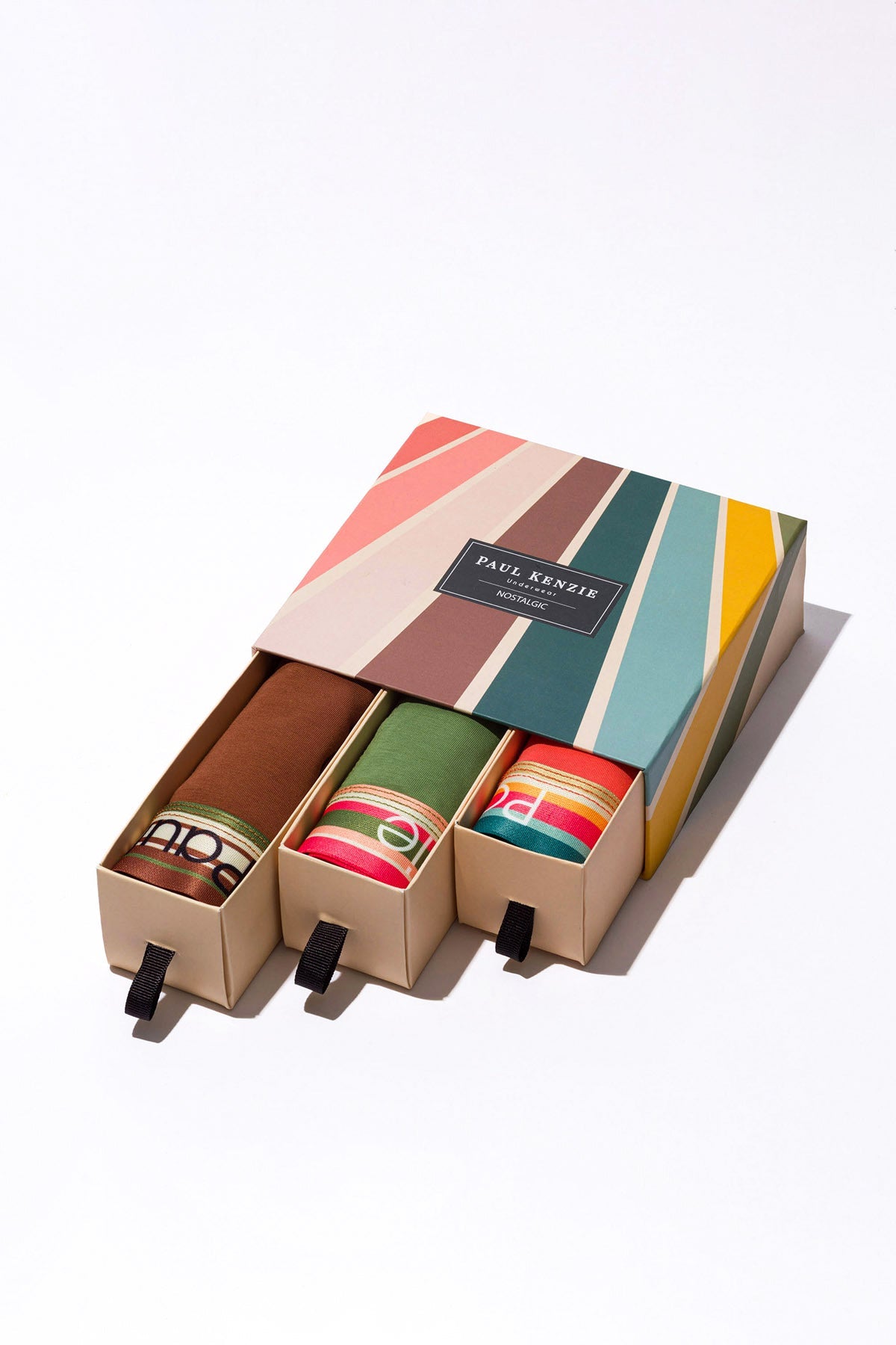 Paul Kenzie-3'lü Erkek Boxer Vintage Collection Nostalgic-Boxer-1-Milagron.com