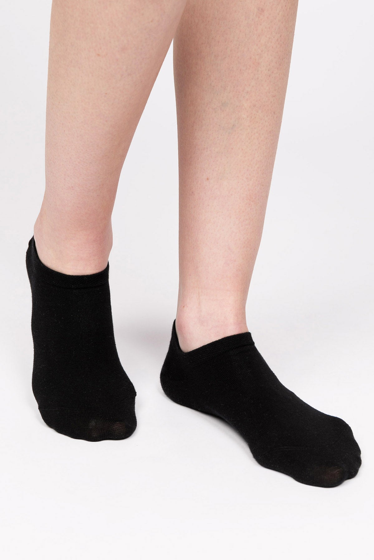 Paul Kenzie-3'lü Sneaker Çorap All Black-Çorap-3-Milagron.com
