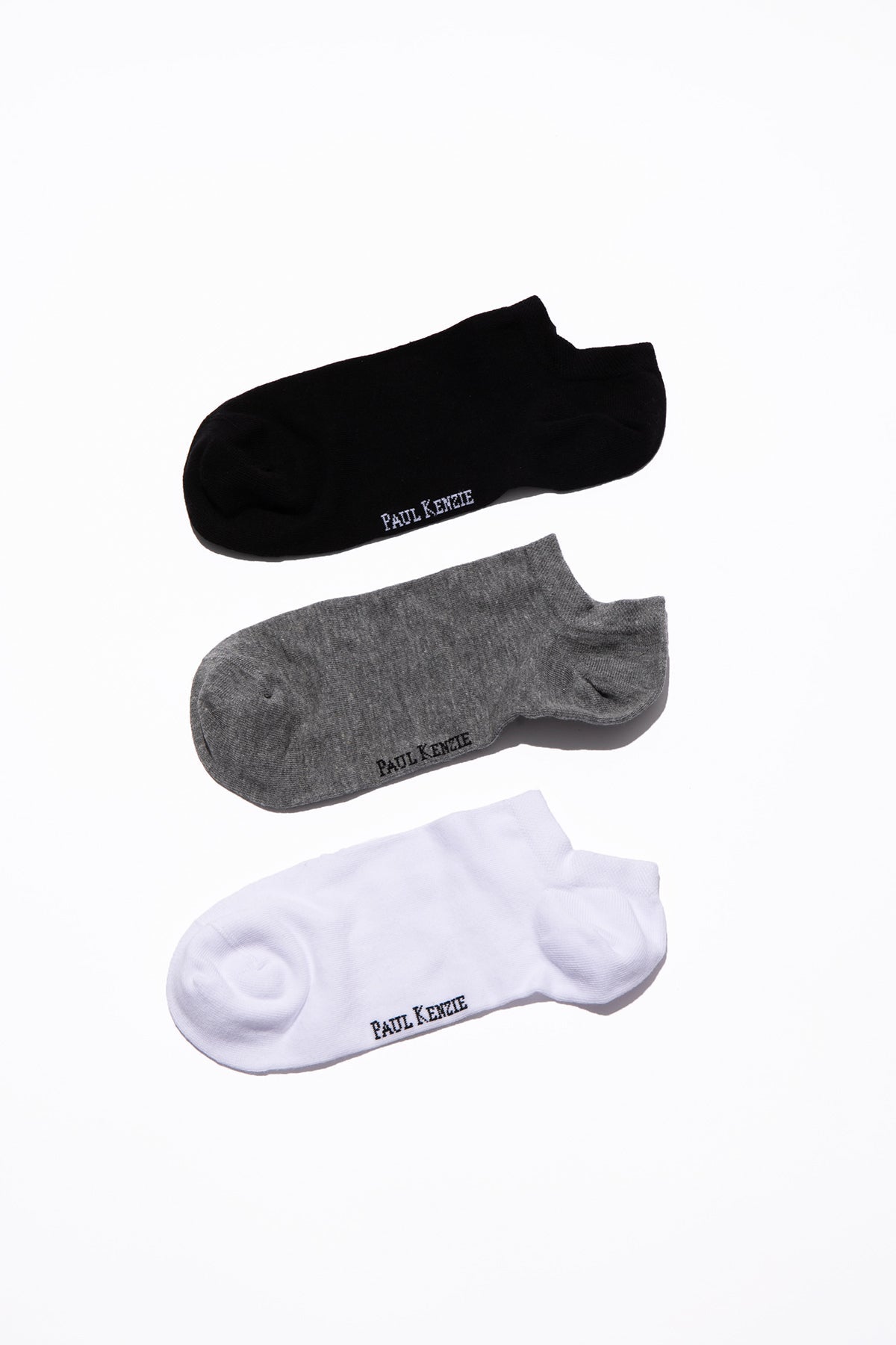 Paul Kenzie-3'lü Sneaker Çorap B&G&W-Çorap-2-Milagron.com