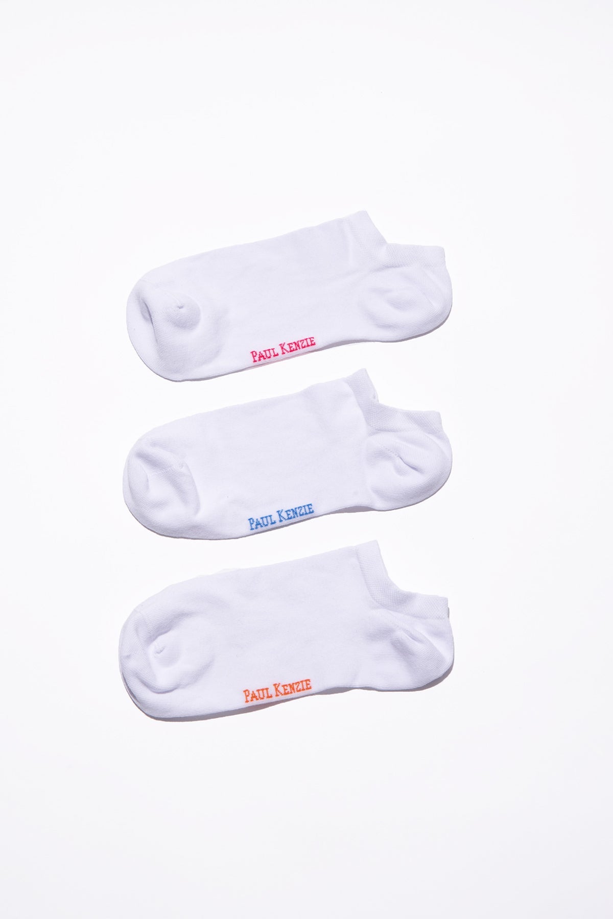 Paul Kenzie-3'lü Sneaker Çorap Whitey-Çorap-2-Milagron.com