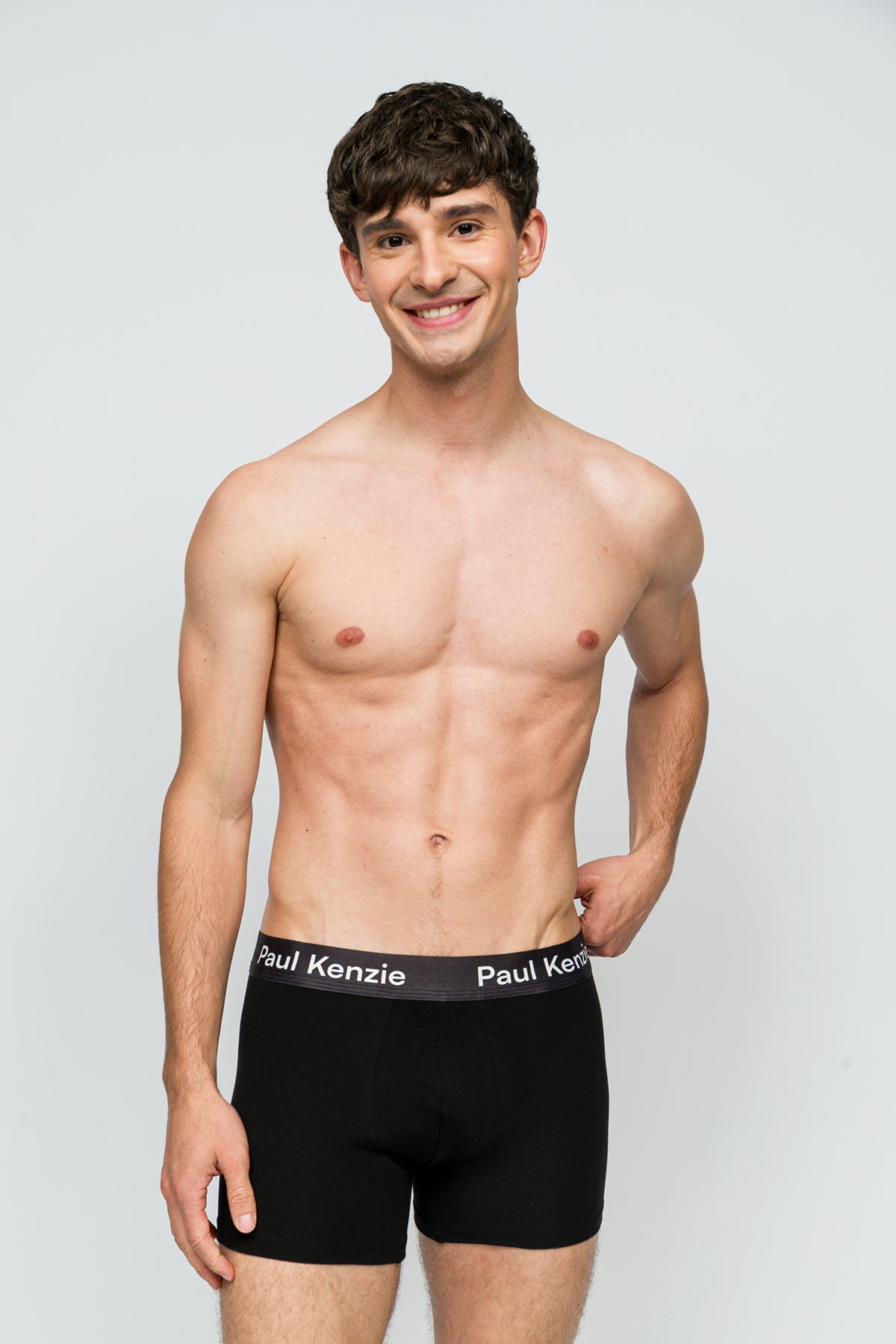 Paul Kenzie-5'li Erkek Boxer All Black-Boxer-4-Milagron.com