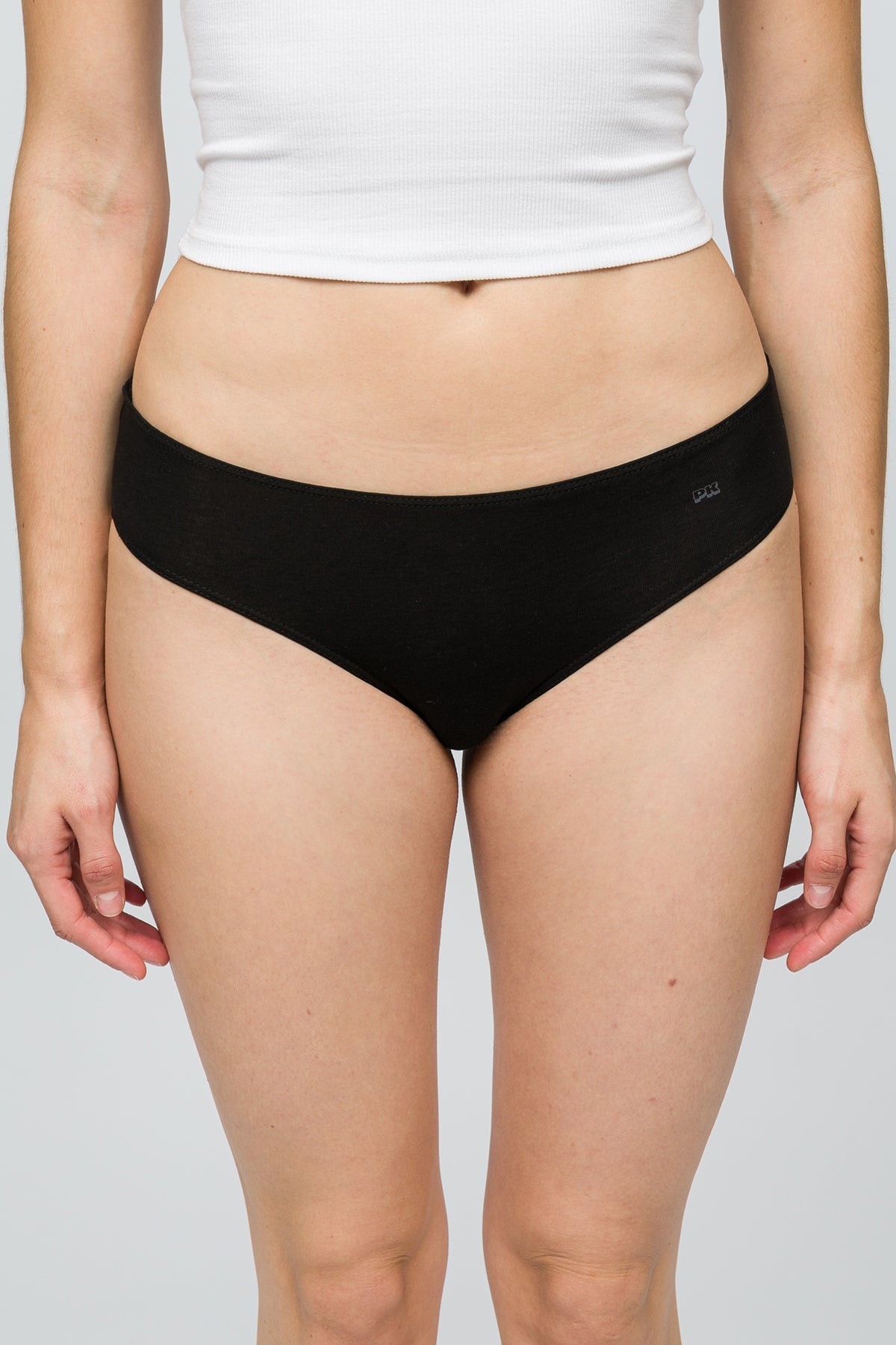 Paul Kenzie-5'li Kadın Slip Külot All Black-7-Milagron.com