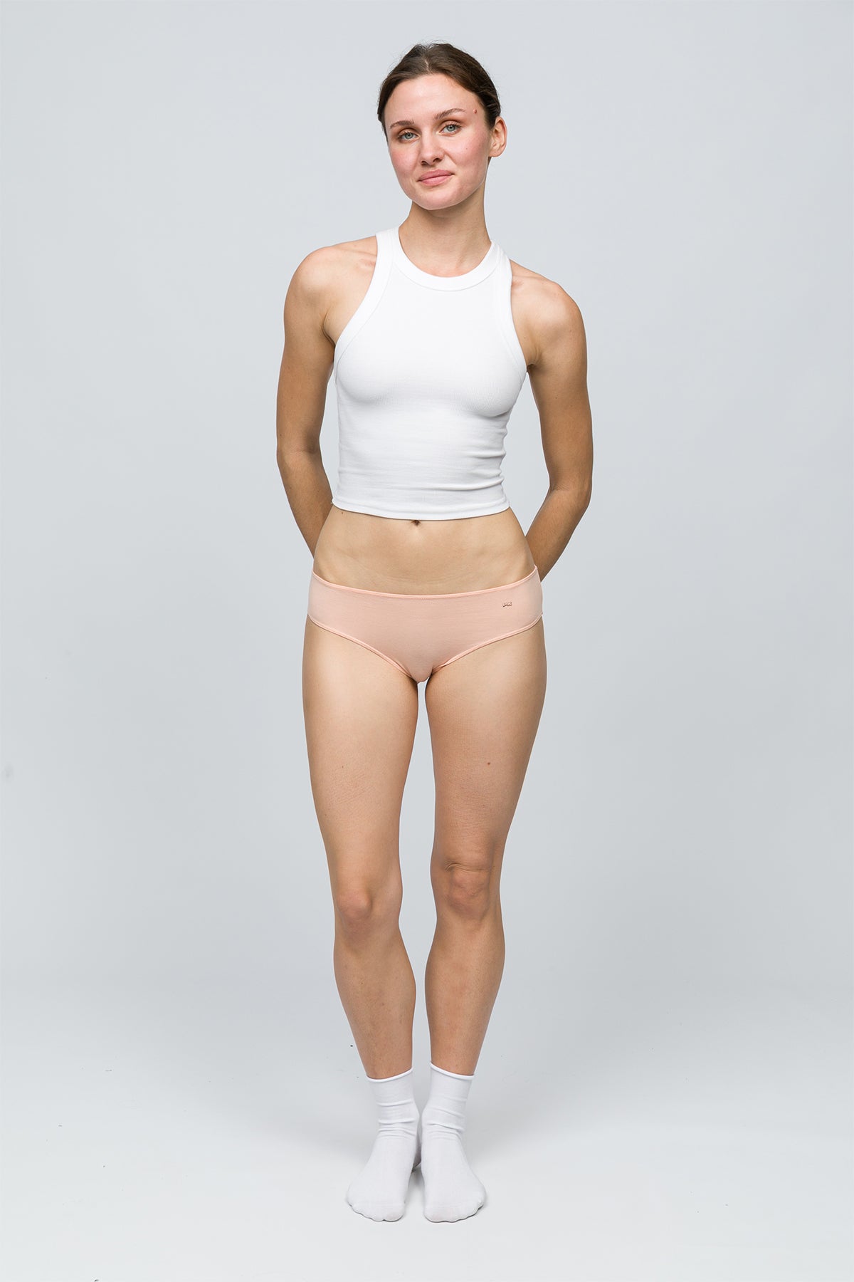Paul Kenzie-5'li Kadın Slip Külot Nude-3-Milagron.com