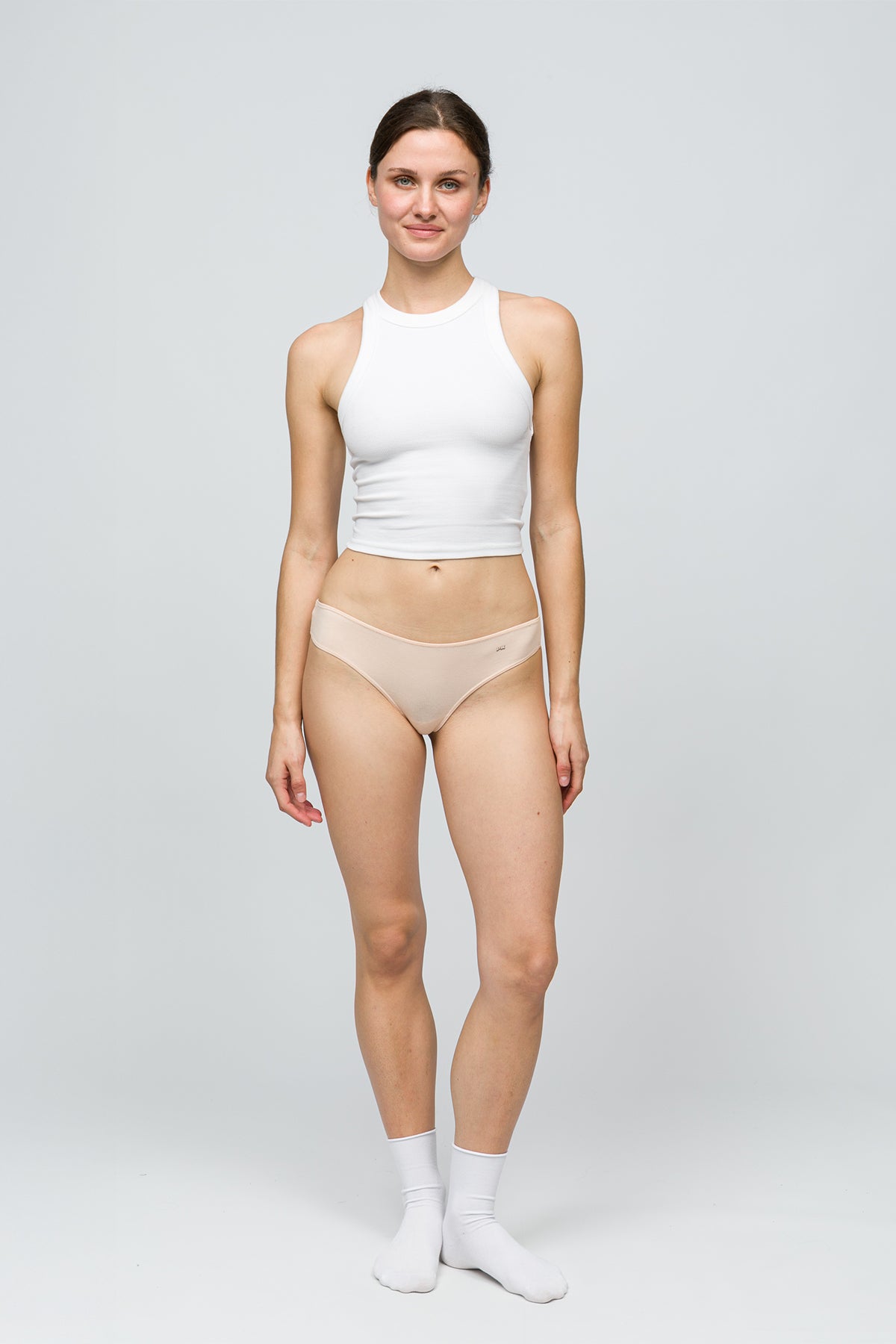 Paul Kenzie-5'li Kadın String Külot Nude-5-Milagron.com