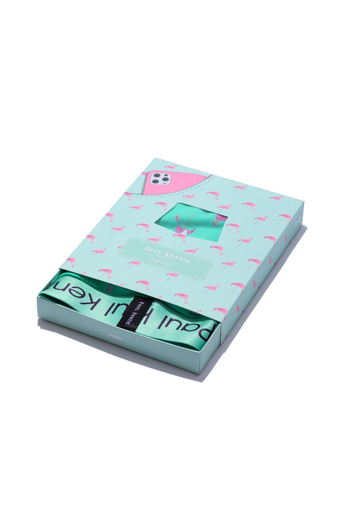 Paul Kenzie-Cepli Erkek Boxer Pink Birdy Pockets-Boxer-2-Milagron.com