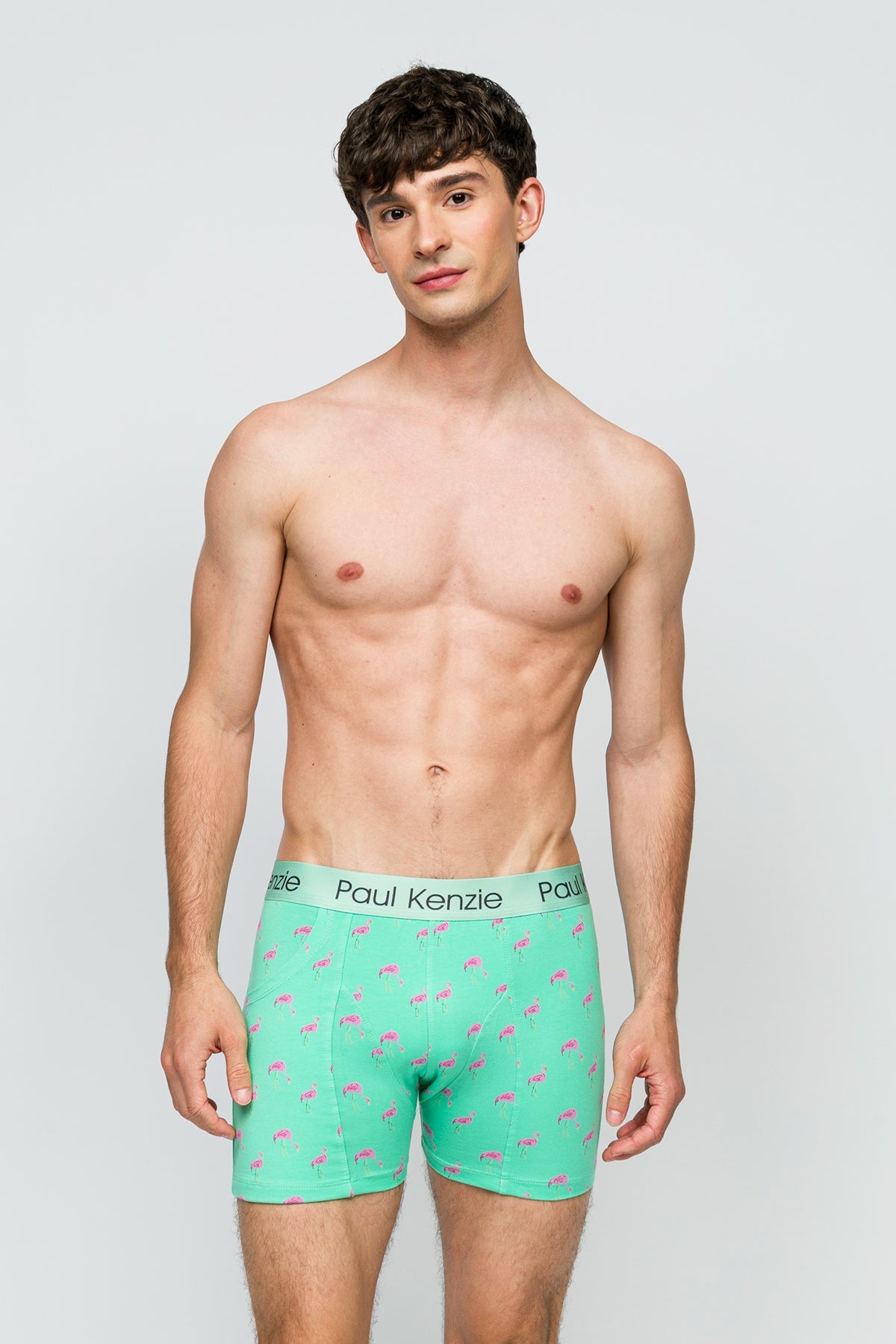 Paul Kenzie-Cepli Erkek Boxer Pink Birdy Pockets-Boxer-4-Milagron.com