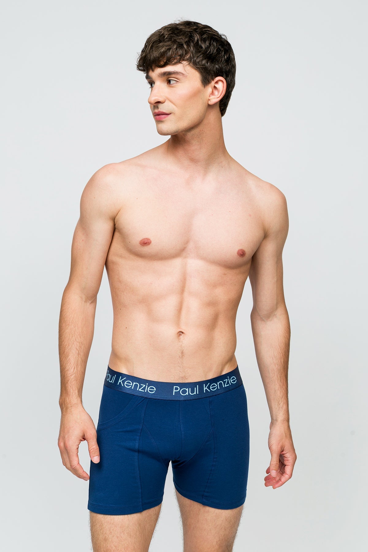 Paul Kenzie-Cepli Erkek Boxer Rainbow 4 Lacivert Pockets-Boxer-5-Milagron.com